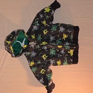 Gymboree Boys Monster Zip-Up Hoodie  12 - 24 Months